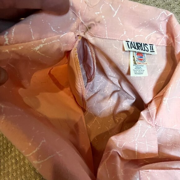 Vintage Retro 80s Pink Power Lunch Dolman Belted Midi Front Slit SZ 12/8 Dress - Picture 15 of 16